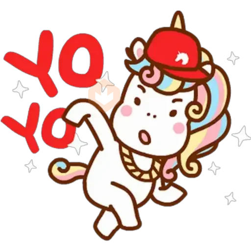 Unicornio Cute ♡ sticker 19