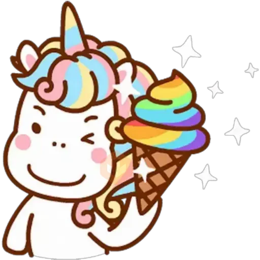Unicornio Cute ♡ sticker 28