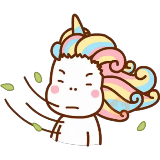 Unicornio Cute ♡ sticker 25