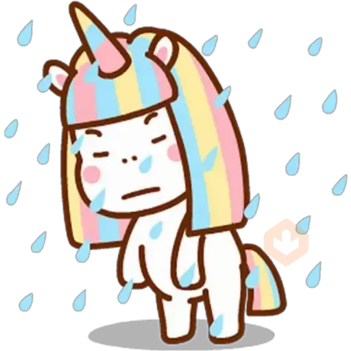 Unicornio Cute ♡ sticker 27