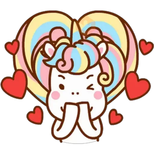 Unicornio Cute ♡ sticker 18