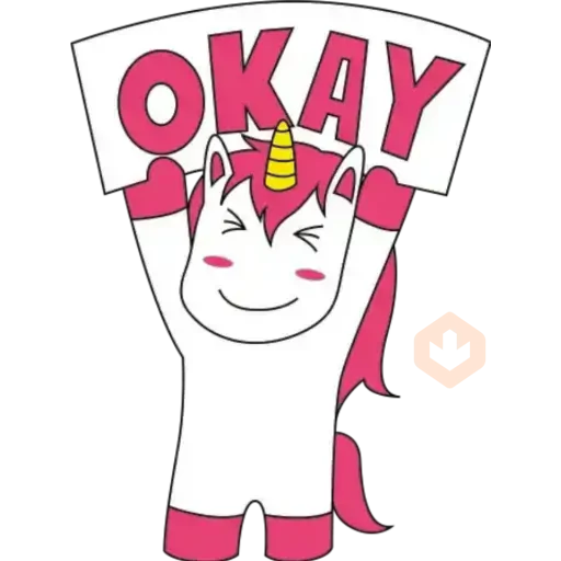 Unicornio Cute 2 ♡ sticker 12
