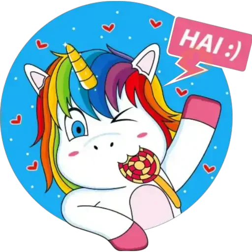 Unicornio Cute 2 ♡ sticker 11