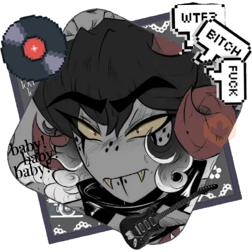 ┆ ~ Cain HH 🪨 ! ! sticker 19