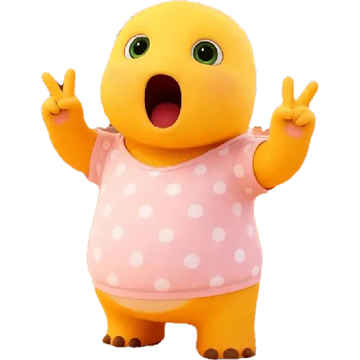 NAILONG DINO KUNING