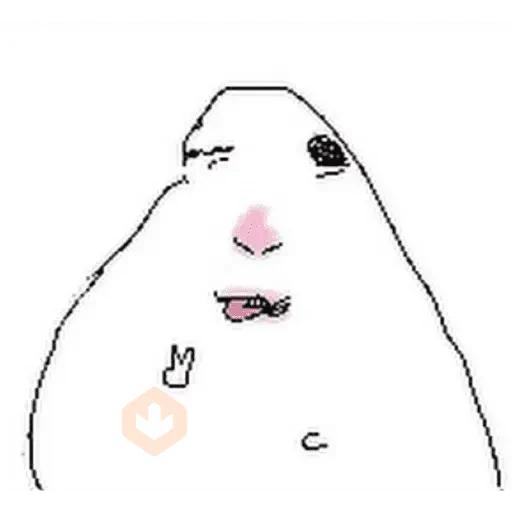 Hamster sticker 30