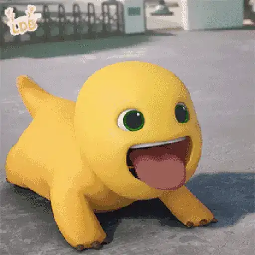 NAILONG DINO KUNING GIF