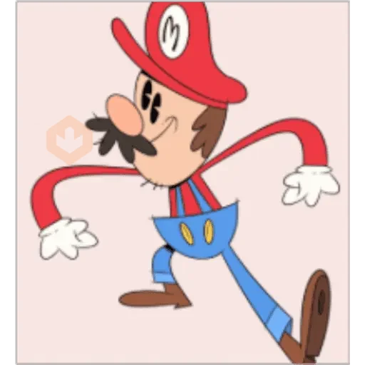 Mario bros sticker 30