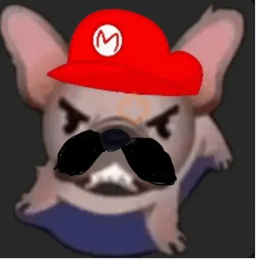 Mario bros sticker 23