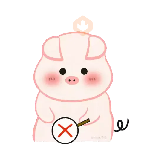 傻猪猪日常 sticker 14