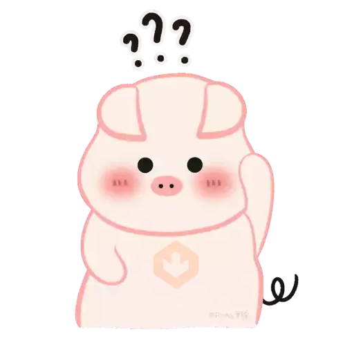傻猪猪日常 sticker 16