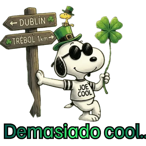 San Patricio Snoopy 🍀☘️