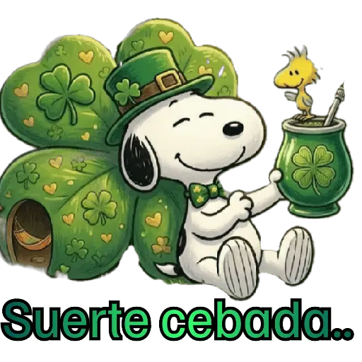 San Patricio Snoopy 🍀☘️