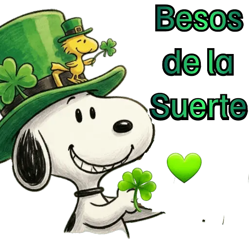San Patricio Snoopy 🍀☘️