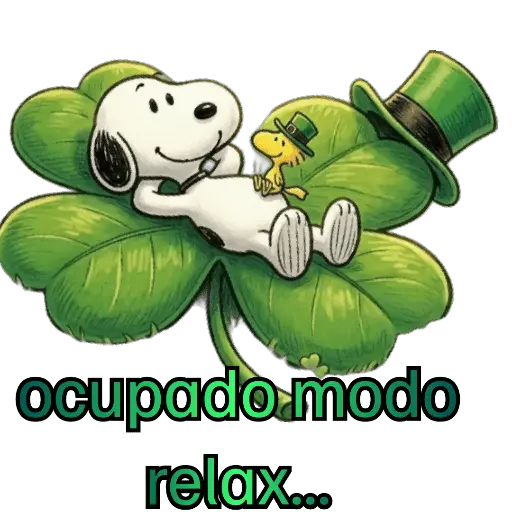 San Patricio Snoopy 🍀☘️