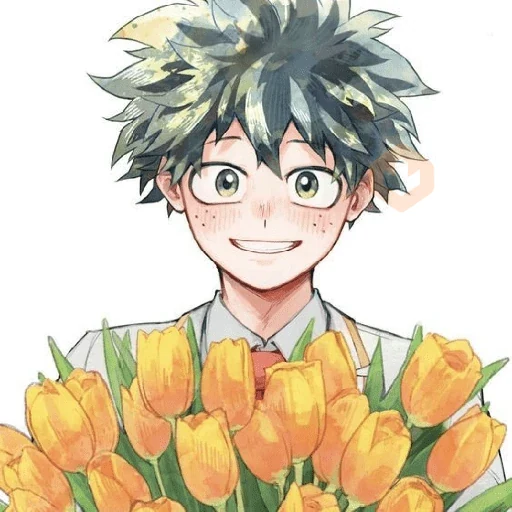 🧿Flores Amarillas Anime🌻🌱🌻 sticker 26