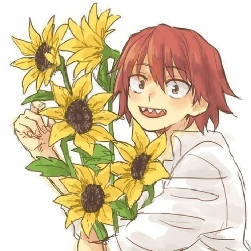🧿Flores Amarillas Anime🌻🌱🌻 sticker 24