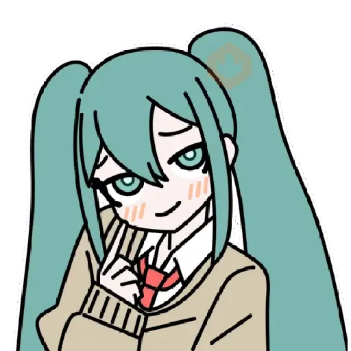 Anime 🌺 Hatsune Miku Tss 💖 sticker 20