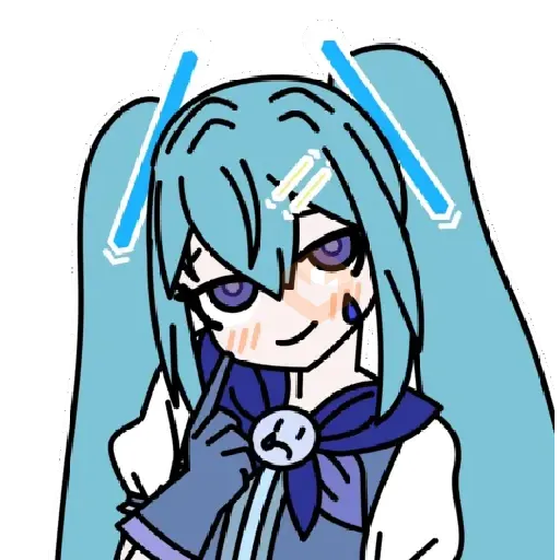 Anime 🌺 Hatsune Miku Tss 💖 sticker 19