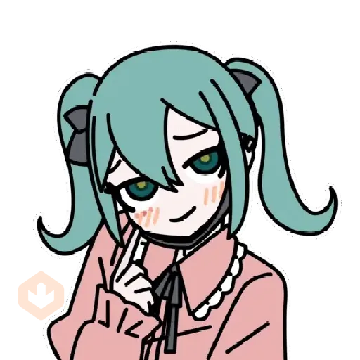 Anime 🌺 Hatsune Miku Tss 💖 sticker 17