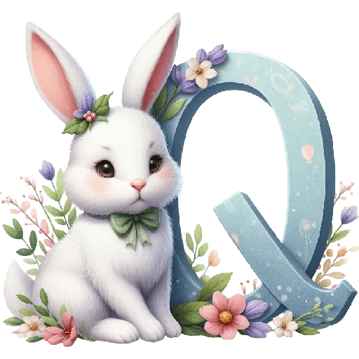 LETRAS INICIALES PASCUA 🐇🥚🌸