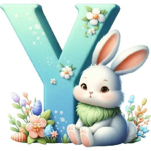 LETRAS INICIALES PASCUA 🐇🥚🌸