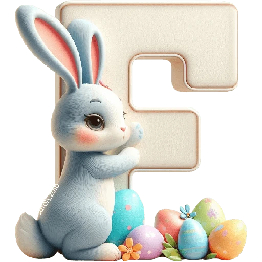 LETRAS INICIALES PASCUA 🐇🥚🌸