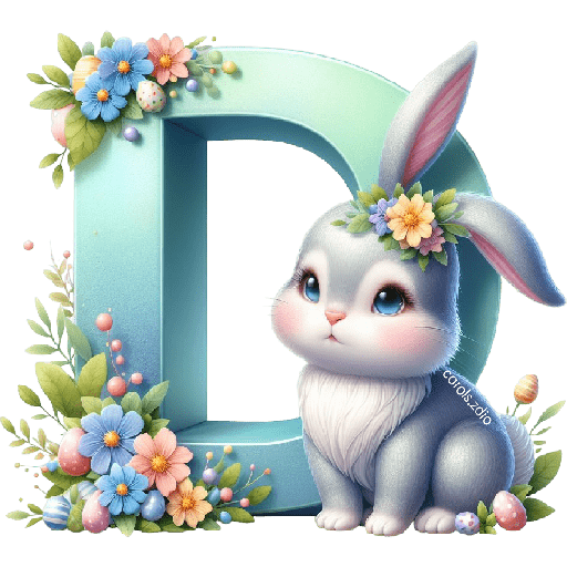 LETRAS INICIALES PASCUA 🐇🥚🌸 preview