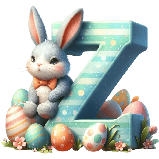 LETRAS INICIALES PASCUA 🐇🥚🌸