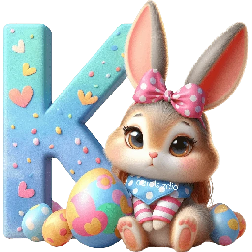 LETRAS INICIALES PASCUA 🐇🥚🌸