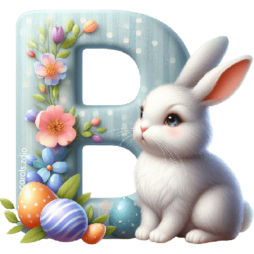 LETRAS INICIALES PASCUA 🐇🥚🌸 preview