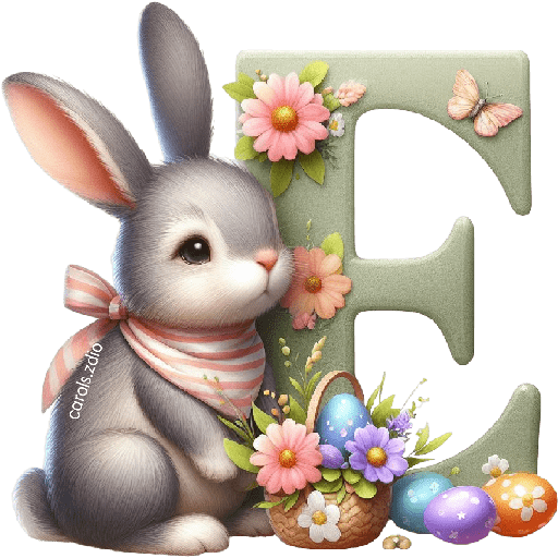 LETRAS INICIALES PASCUA 🐇🥚🌸 preview
