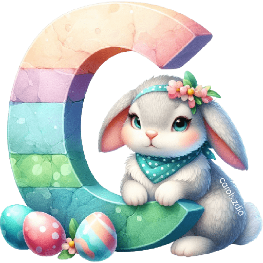 LETRAS INICIALES PASCUA 🐇🥚🌸 preview