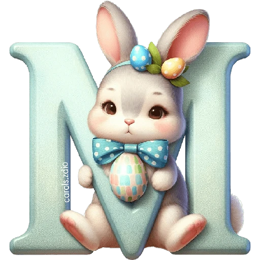 LETRAS INICIALES PASCUA 🐇🥚🌸