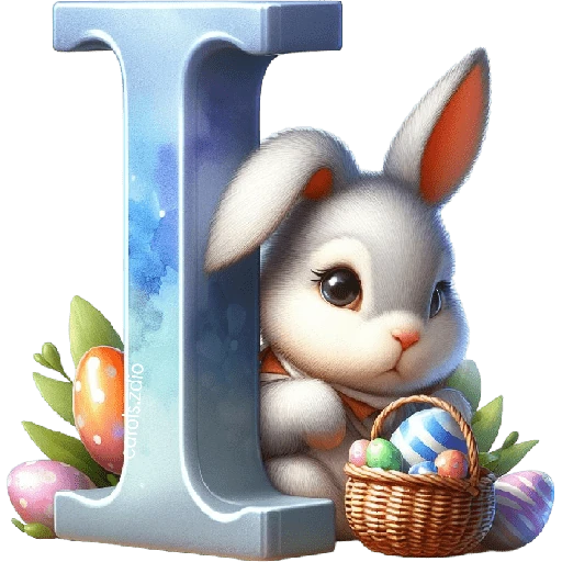LETRAS INICIALES PASCUA 🐇🥚🌸