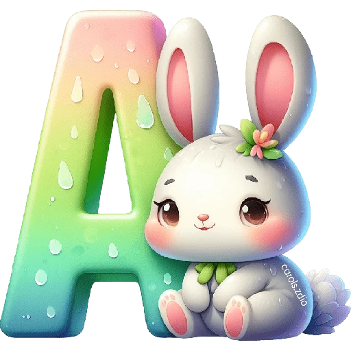 LETRAS INICIALES PASCUA 🐇🥚🌸