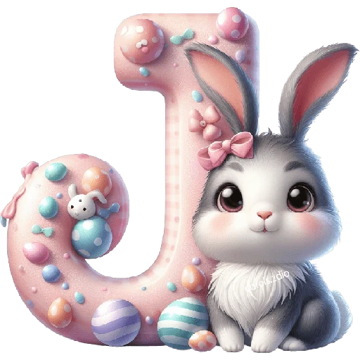 LETRAS INICIALES PASCUA 🐇🥚🌸