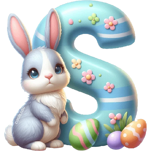 LETRAS INICIALES PASCUA 🐇🥚🌸