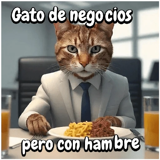 Gato trabajando!🐈‍⬛🏢💻