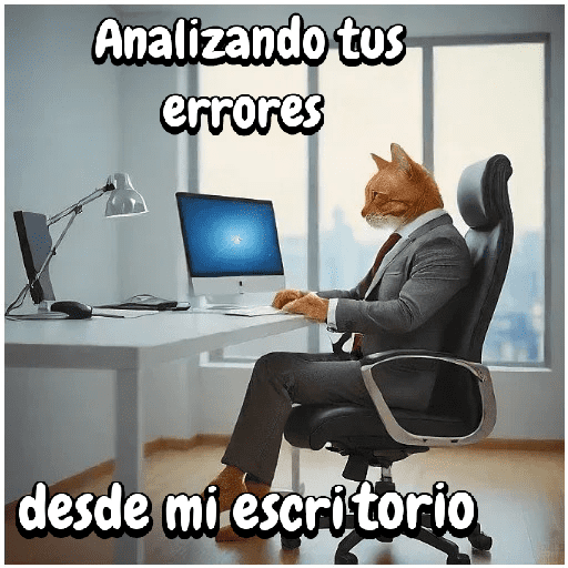 Gato trabajando!🐈‍⬛🏢💻 preview