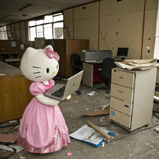 Hello Kitty en la Oficina🐱🔥✨