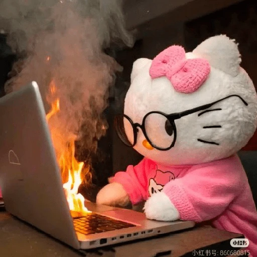 Hello Kitty en la Oficina🐱🔥✨