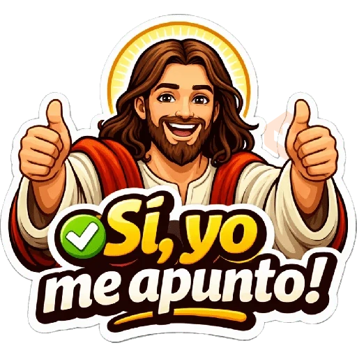 Jesús en Semana Santa 👀⛪ sticker 12