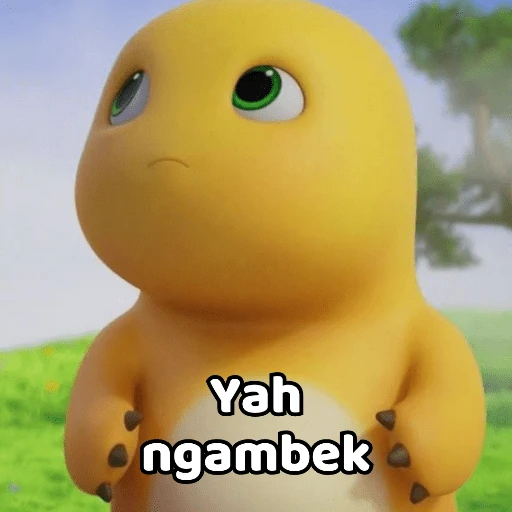 Dino Kuning Ngambek 💔