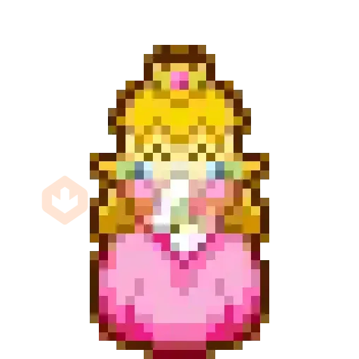 Mario bros emojis pixel sticker 13