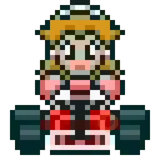 Mario bros emojis pixel sticker 26