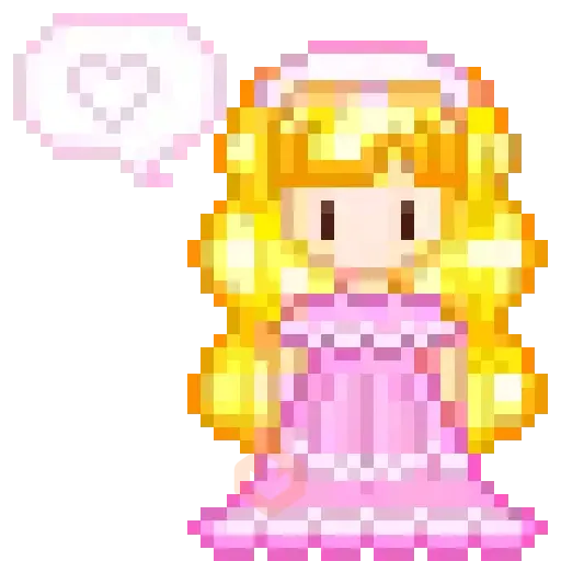 Mario bros emojis pixel sticker 18