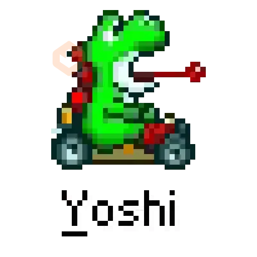 Mario bros emojis pixel sticker 12