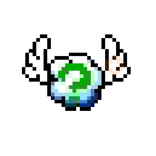 Mario bros emojis pixel sticker 19