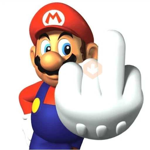 Mario bros sticker 21